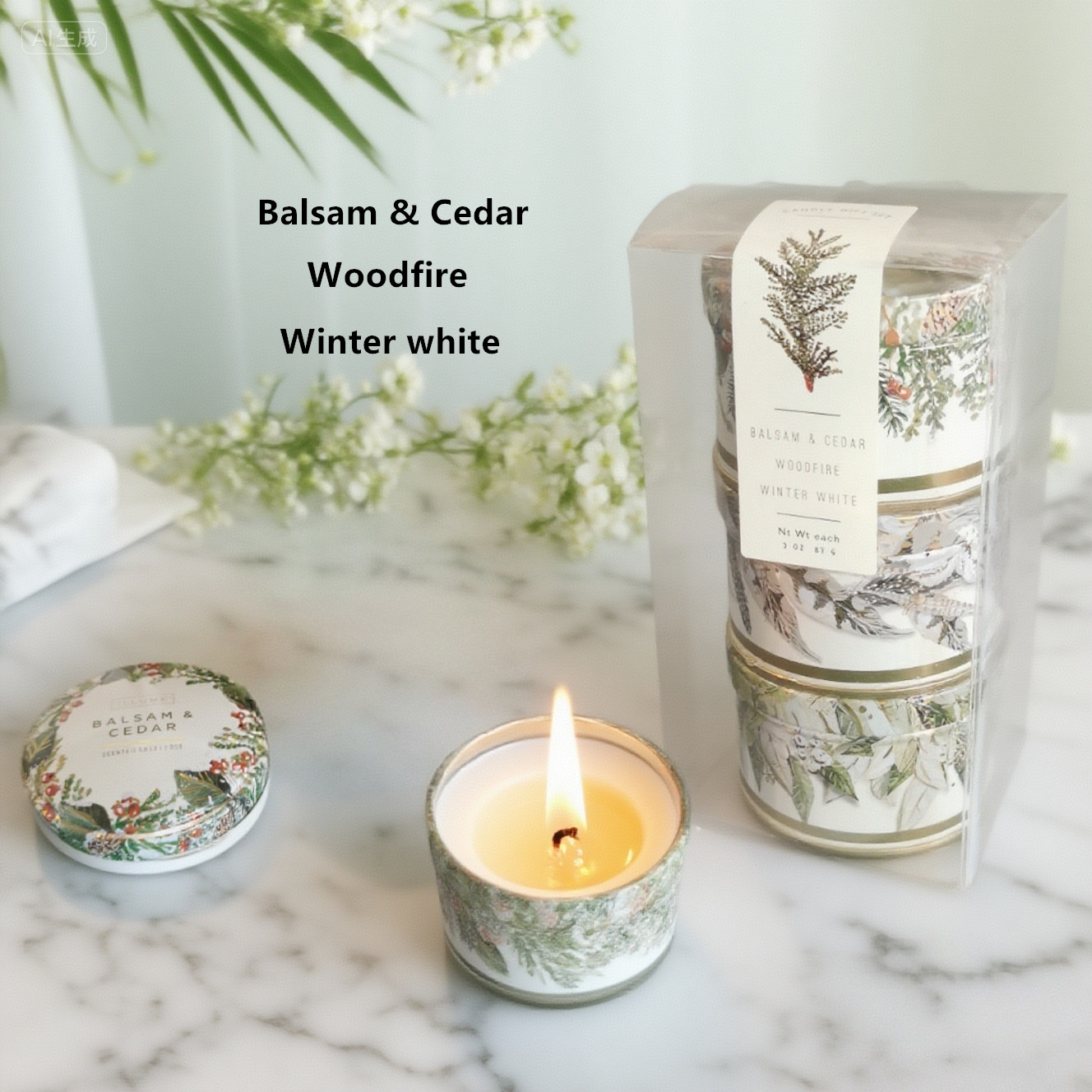 Printed Tin 3-Pack Assortment